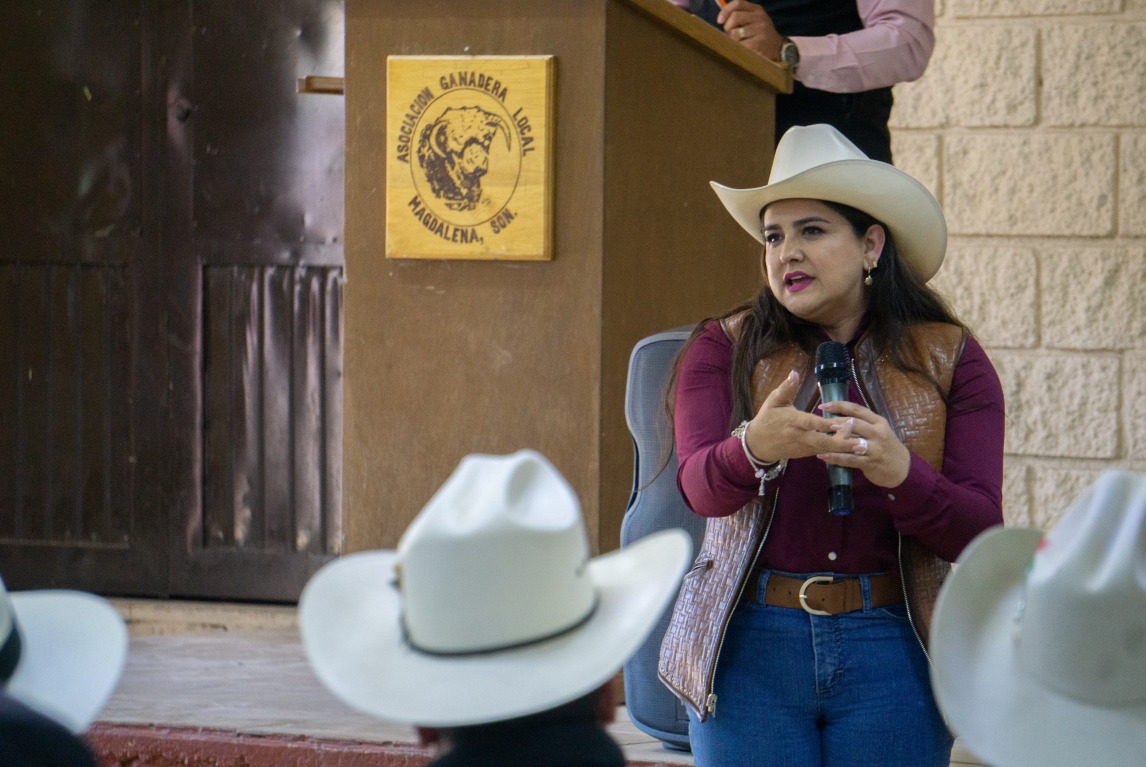 La ganadería está presente en la agenda del gobernador Alfonso Durazo: Celida López